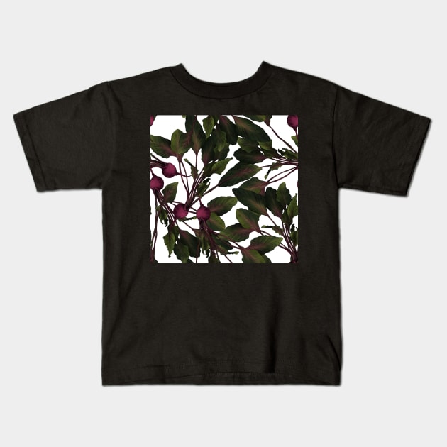 Red beet Kids T-Shirt by orsinha